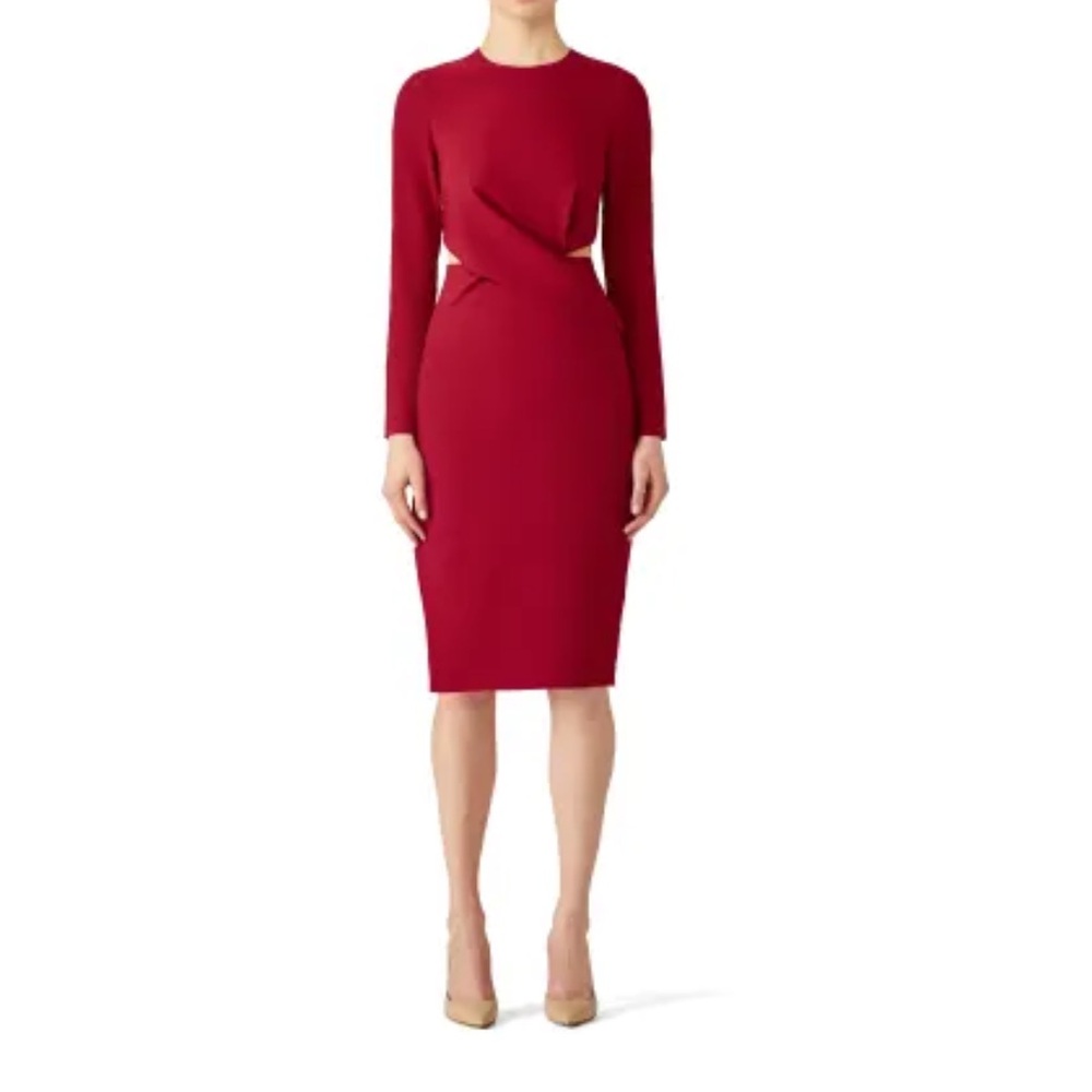 Finders keepers small maroon dress